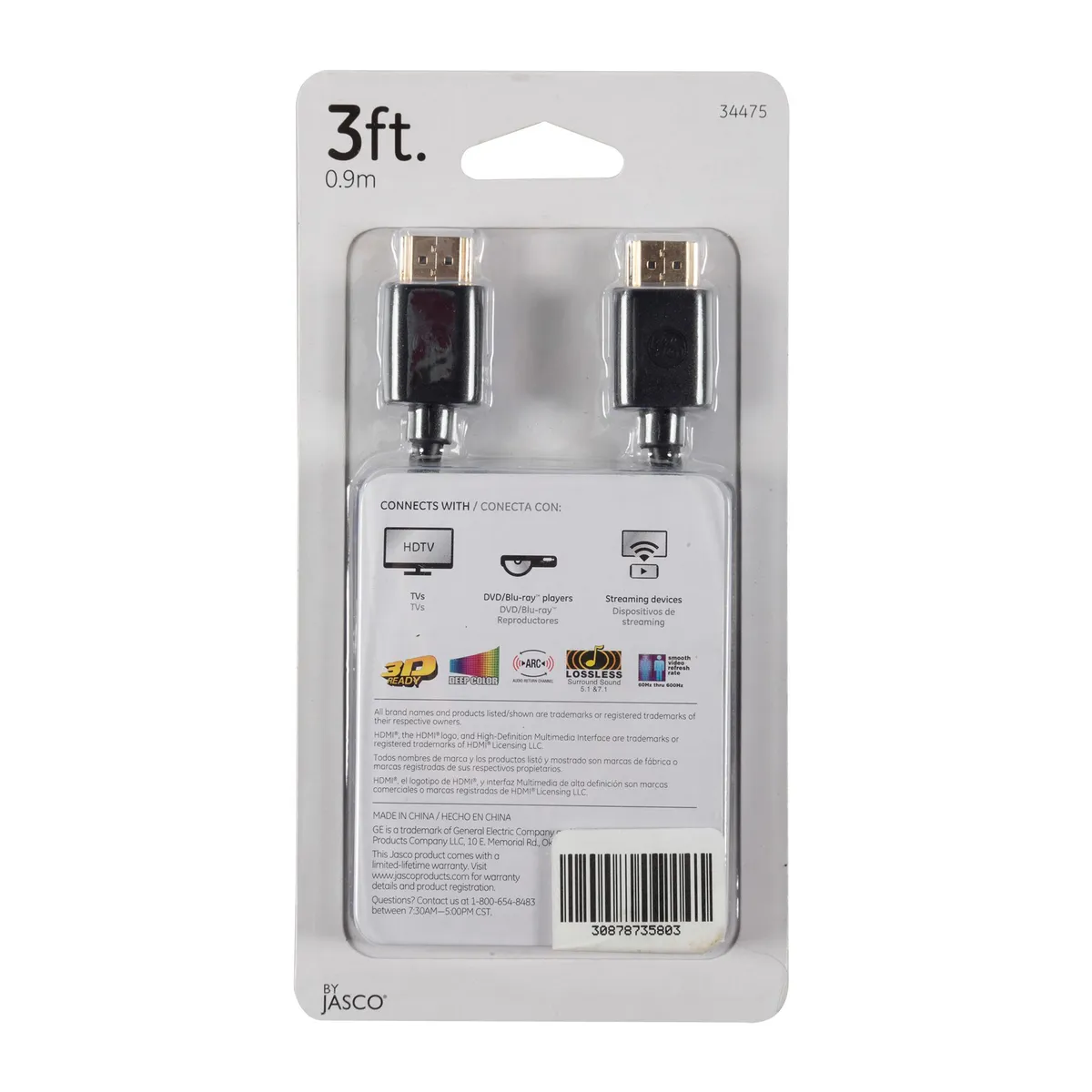 GENERAL ELECTRIC - Cable Hdmi 3 Pies Ge