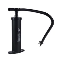 Bomba de inflar manual polipropileno negro 48 cm