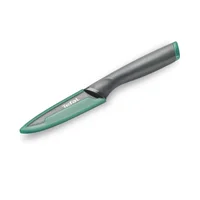Cuchillo para Pelar/Despellejador Gris Acero Inoxidable 9cm Fresh Kitchen Mango en Silicona Tefal