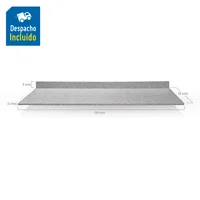 Mesón Granito Natural Blanco Cristal 1.50 metros Con Perforación
