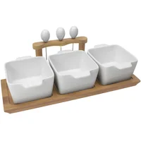 Setx3 Fuente Con Base Bambu  Y Pinchos