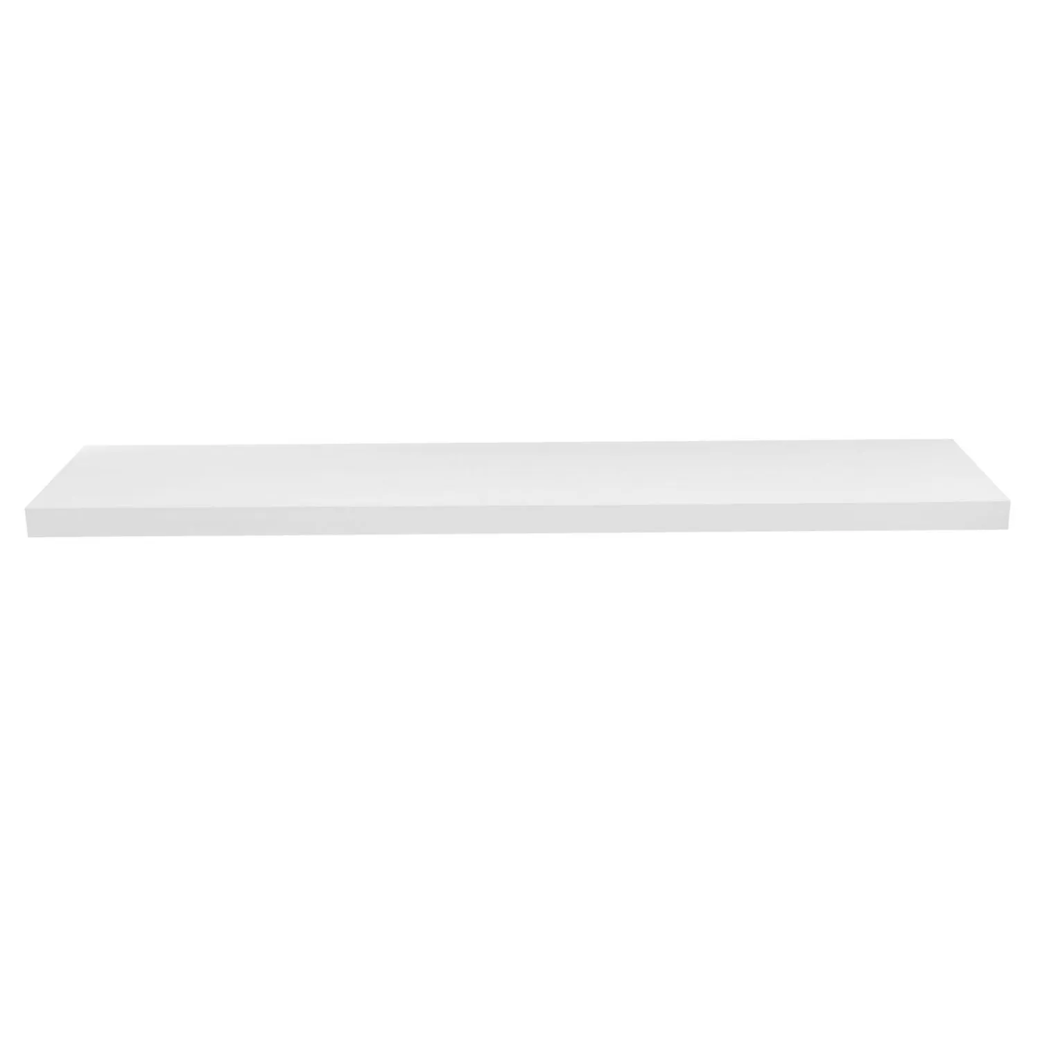 Repisa Flotante 120x25x3.8cm Blanco 3