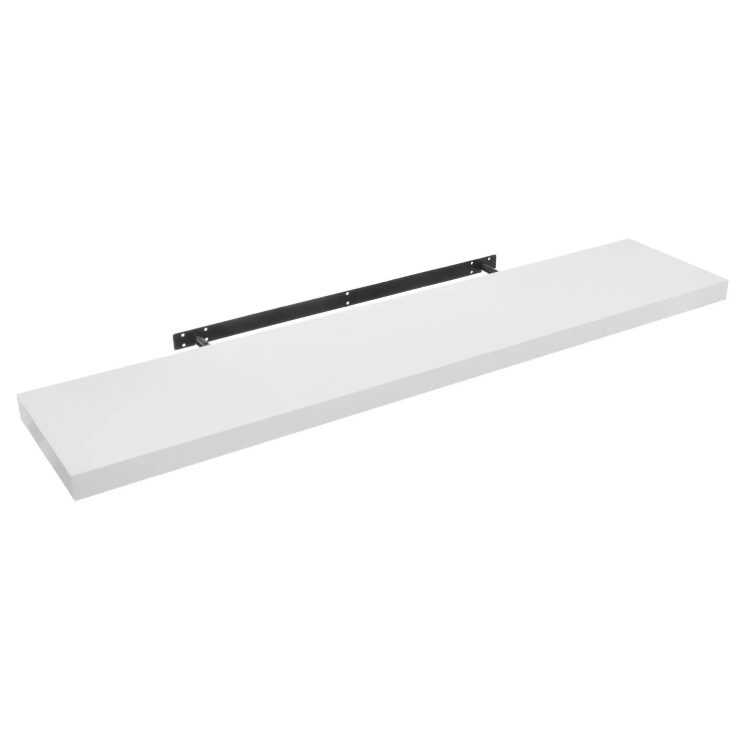 Repisa Flotante 120x25x3.8cm Blanco 6