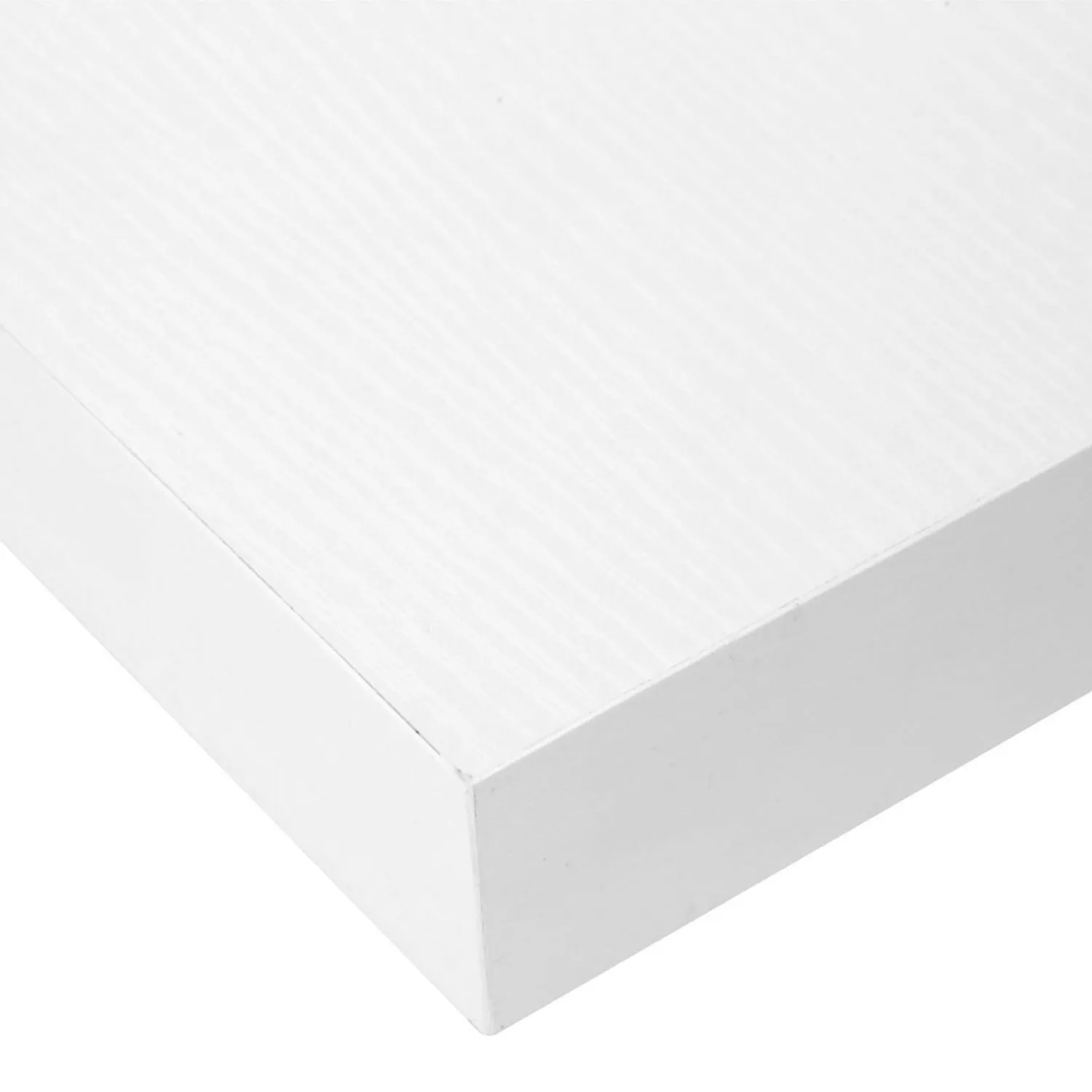 Repisa Flotante 120x25x3.8cm Blanco 10