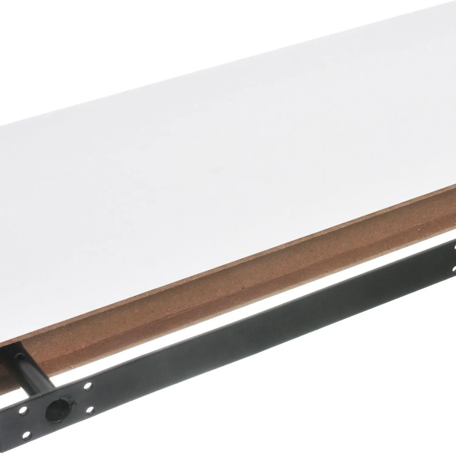 Repisa Flotante 120x25x3.8cm Blanco 11