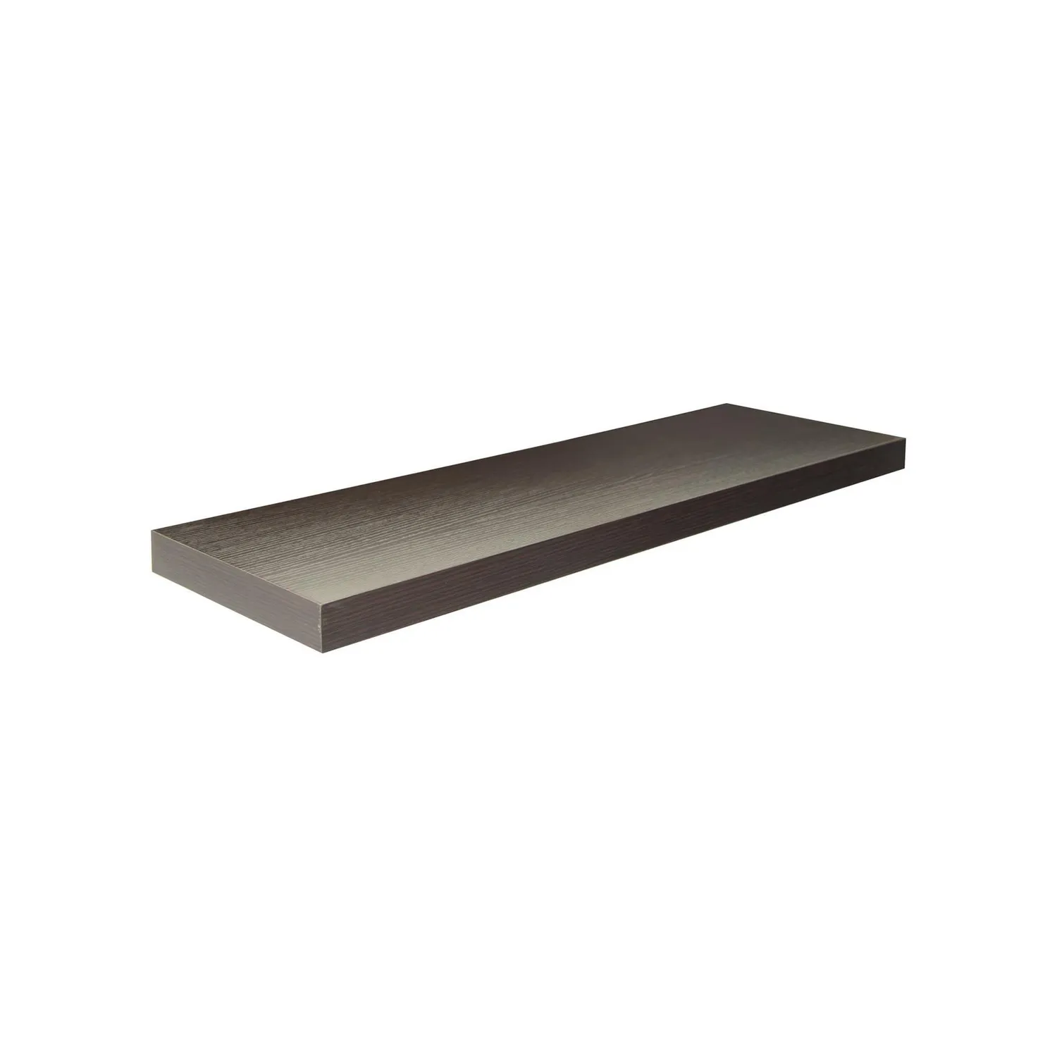Repisa Flotante Melamina Chocolate Oscuro 120x25x3,8 cm Soporta 20 kg Just Home Collection