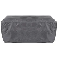 Cobertor Para Sillón 2 Puestos de Poliéster Negro