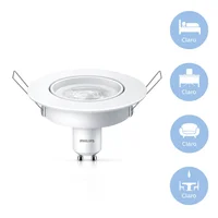 Kit Bombilla LED Gu10 350 Lúmenes 5w Equalizable 50w Luz Fría