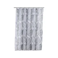 Cortina De Baño Poliéster Hojas 180x180 cm