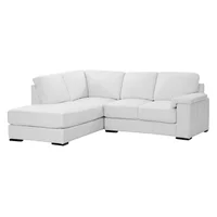 Sofá Esquinero Urban Izquierdo 5 Puestos Tela Blanco