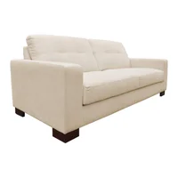 Sofá Miranda 2 Puestos Tela Beige