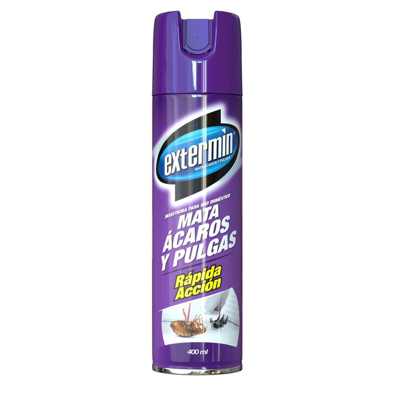 Insecticida Aerosol Ácaros Y Pulgas X 400ml Extermín EXTERMIN ...