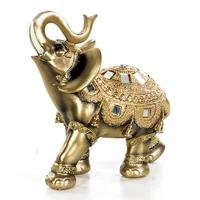 Escultura Elefante Mystical 21.5 Cm Oro