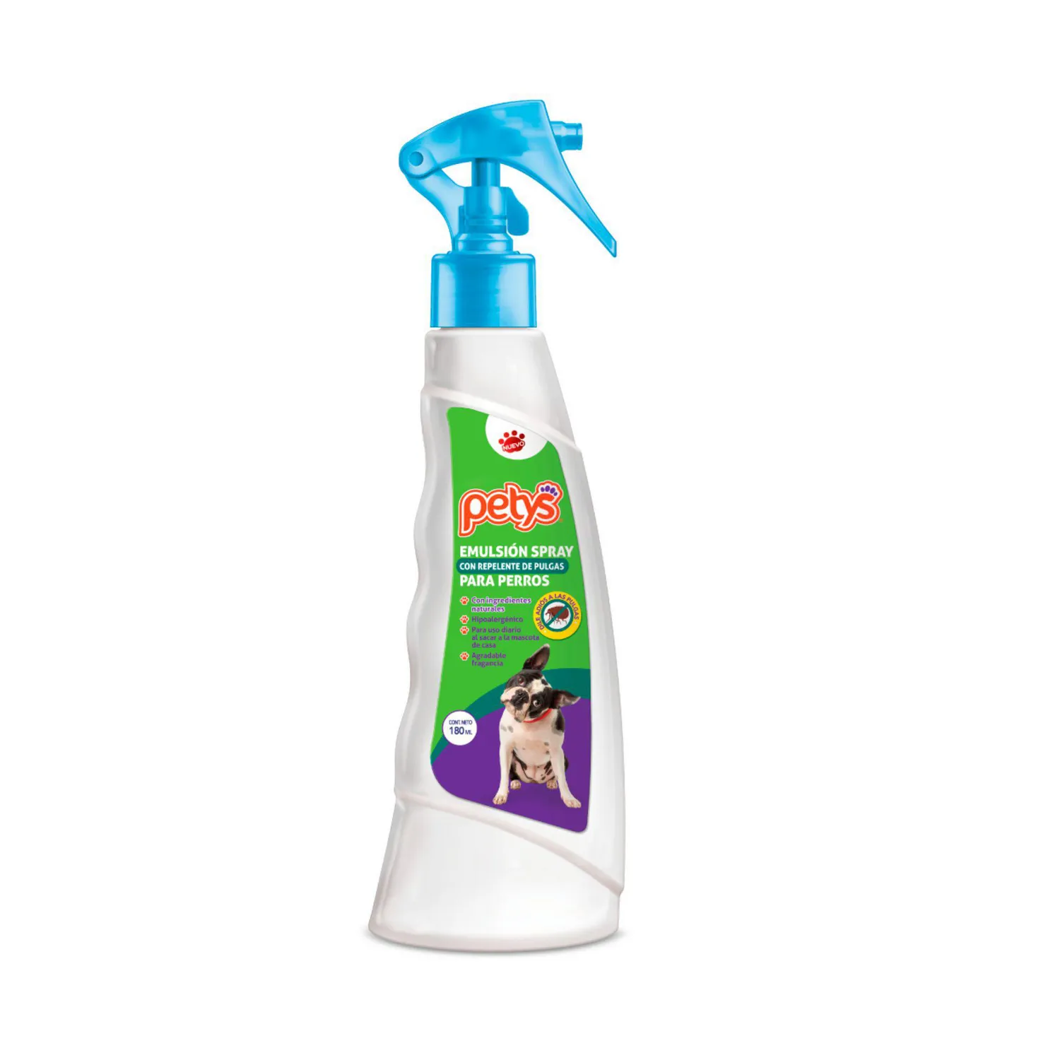 Repelente Para Perros Pulgas Y Garrapatas Spray Petys x12und 180 ml