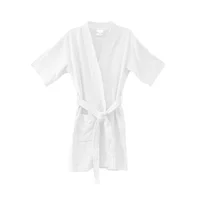 Bata de Baño Mujer 320gr 91 cm Blanco