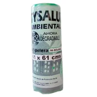 Bolsa Basura Citysalud 61x61cm Rollo x50 Unidades Pequeña Verde