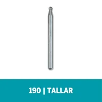 Fresa de Alta Velocidad 190 - 3/32" - 2,4 mm 5 Unidades