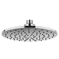 Regadera Saona Redonda 8 pulgadas con Brazo 40 cm Cromo - Negra