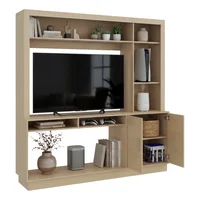 Centro De Entretenimiento Para Tv De 50 Pulgadas Cantabria 180x180 Cm Estilo Rovere