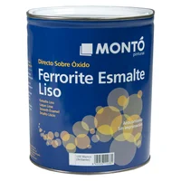 Esmalte Directo Sobre el Oxido Base Agua Blanco Satin Ferrorite750 ml
