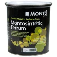 Esmalte acabado Forja Rojo Oxido MontosInterioretic Ferrum 4 L