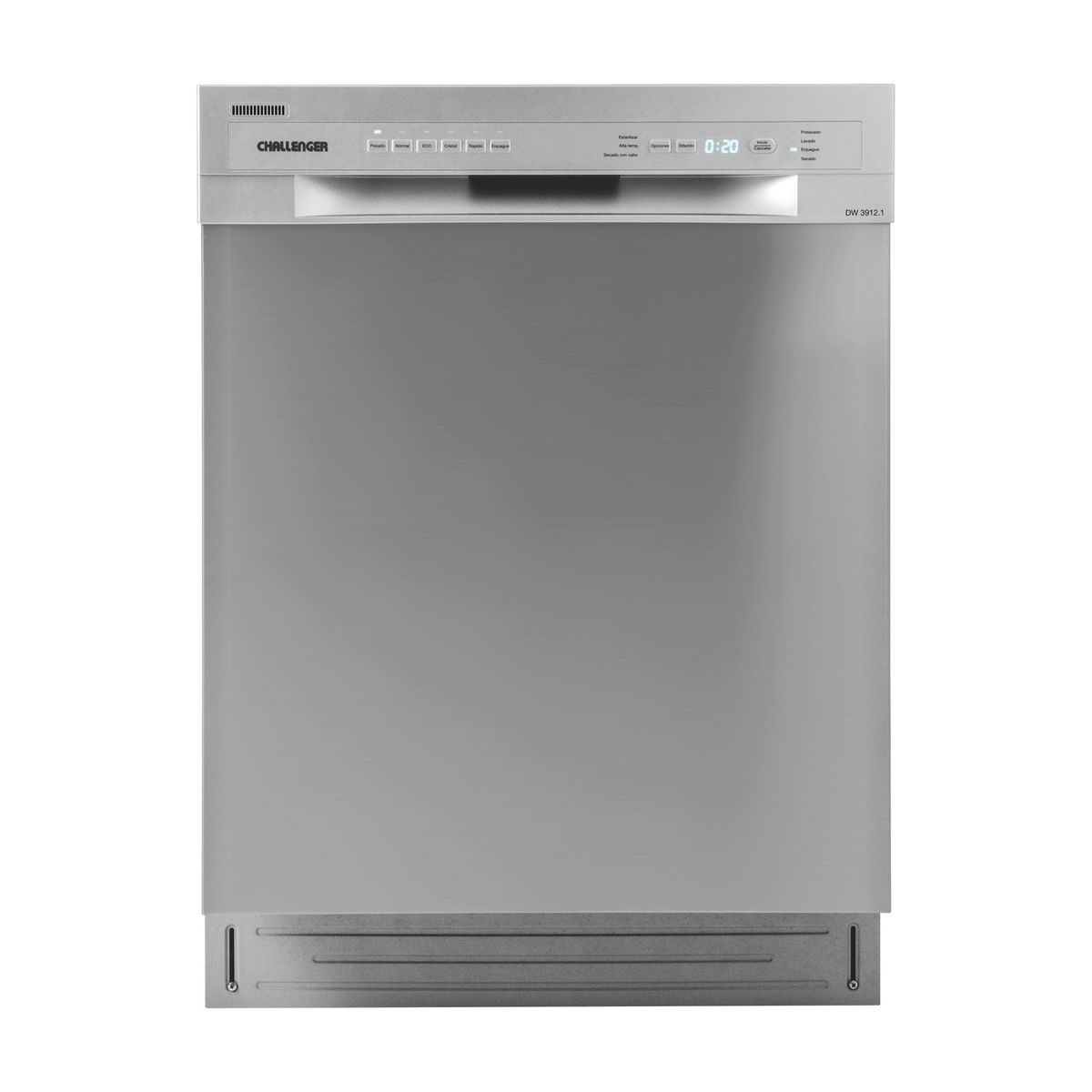 CHALLENGER - Lavavajillas 12 Puestos Inoxidable DW3912.1