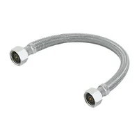 Conector Acero Inoxidable 1/2 Pulgada X 1/2 Pulgada Hembra-Hembra Longitud 60cm Griferia