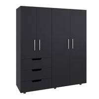 Closet Magno 160X140X48 4 Pta 3 Caj Wengue