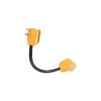 Adaptador Dogbone Camco con Conectores de 50 y 30 Amperios para RV