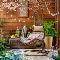 Silla Colgante Ratán Sintético $649.900