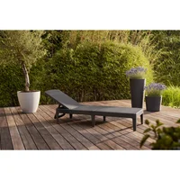 Asoleadora con Posiciones Resina Jaipur Gris