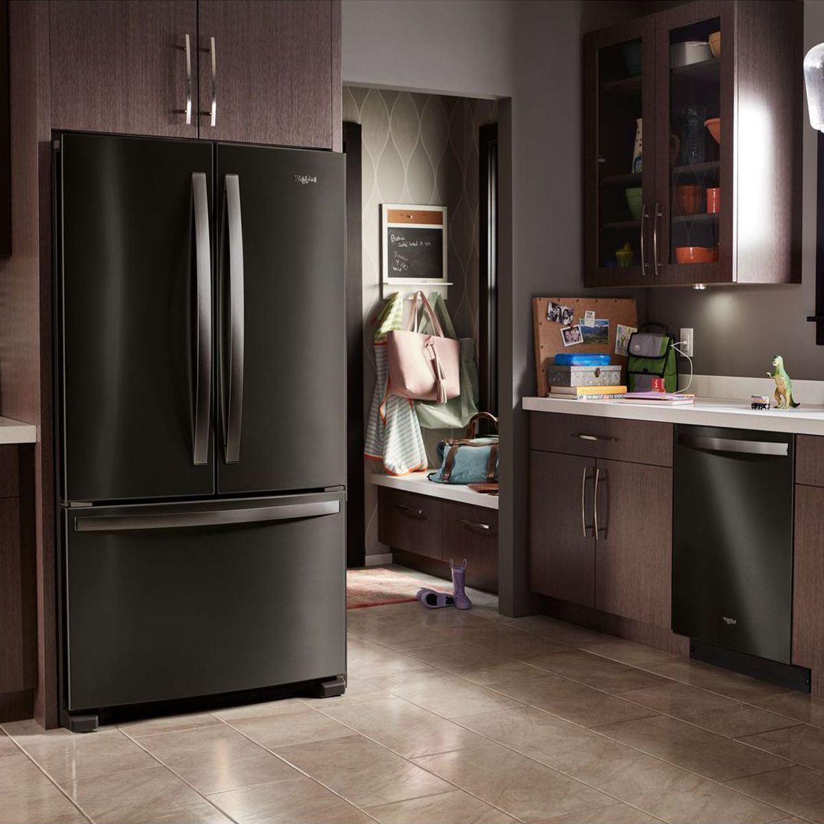WHIRLPOOL - Nevecón French Door 752Lts Negro WRF535SWHV