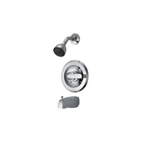**XB JUEGO PARA BANERA/DUCHA MONOCOMANDO CROMADO