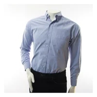 Camisa Dotación Tipo Oxford Azul Talla L