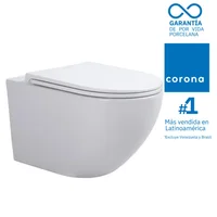 Sanitario Suspendido Loto 4.8 Litros Blanco Corona