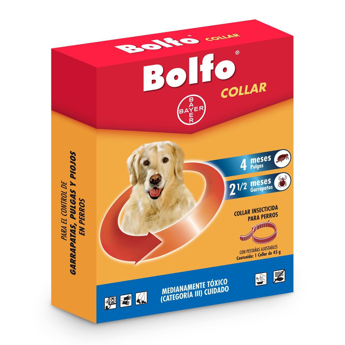 BAYER - Antipulgas Y Garrapatas Mascotas Collar Bolfo Bayer 45g