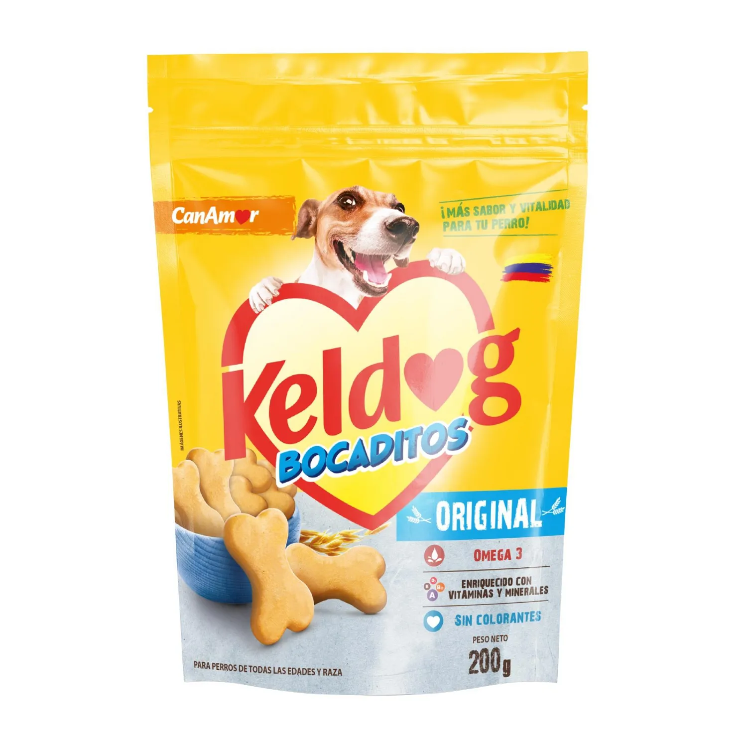 Snack Para Perro Bocaditos Surtidos Canamor 200g