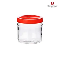 Recipiente 1000 ml Vidrio Ortes Tapa Blanca