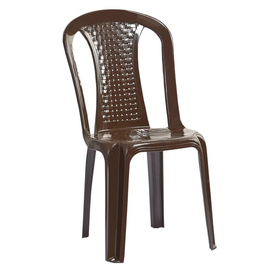 Silla Plástica Ratán Corsa Sin Brazo Blanca PICA 9000008501 | Do It Center