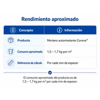 Mortero Autonivelante Gris 25 Kg Corona