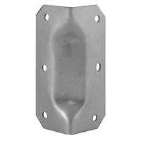 Escuadra De Refuerzo Con Rigidizador 3 1/4' Galvanizada