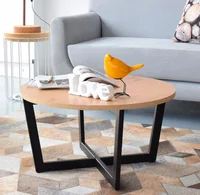 Mesa de Centro Nodo 70x70x38cm Negro