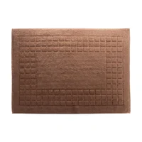 Tapete Baño Toalla Antideslizante 50x70 cm Taupe