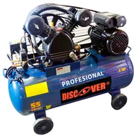 Compresor de Aire Pistón Polea 55 Litros 4.3cfm 2hp