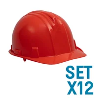 Cascos Bunker Rachet Dielectrico Naranja Set X 12 Unidades