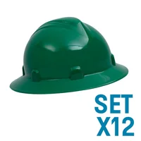 Cascos Imperio Rachet Dieléctricos Verde Set X 12 Unidades