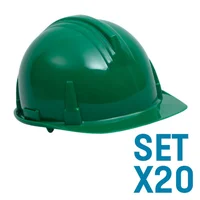 Cascos Industrial Liviano Verde Set X 20 Unidades