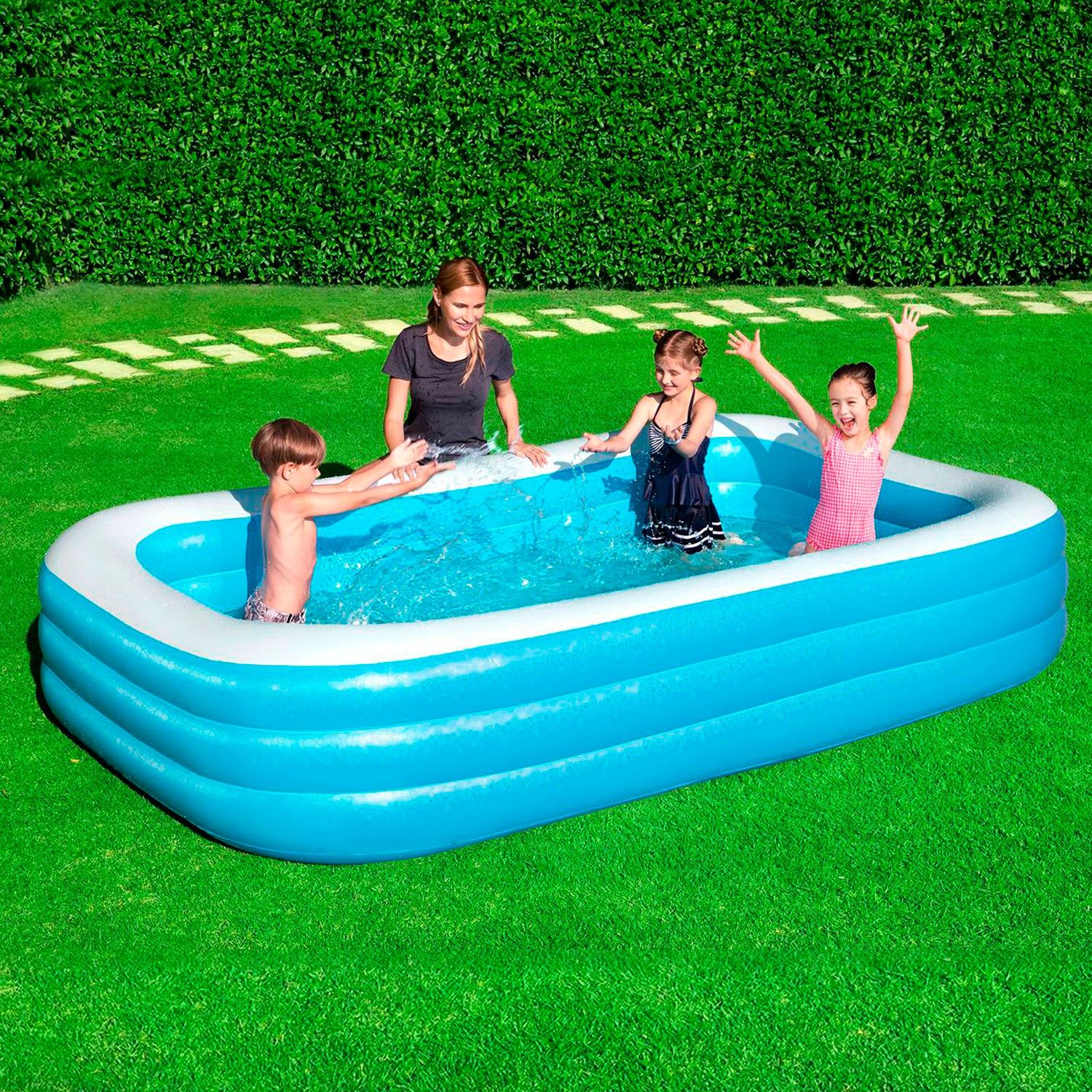 Piscina Inflable Infantil Ovalada 305 x 183 x cm BESTWAY