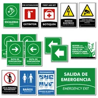 Kitx16 Señalización Fotoluminiscente para Oficinas y/o Locales Hasta 120Mts2