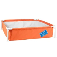 Piscina Estructural Cuadrada Infantil 122 x 122 x 30 cm